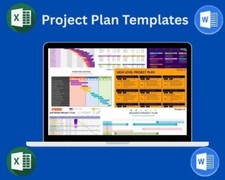 20+Project Plan Template Excel, Project Management Spreadsheet,Gantt Chart Excel picture