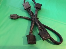 2 PCS eVGA 6 pin Perif to 4x IDE DRIVER POWER cable FOR EVGA SuperNOVA 850-1300 picture