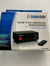 CablesToGo TruLink 4-Port UXGA Monitor Switcher/Extender (39963) - Open Box picture