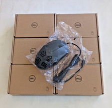PACK of 6 Dell MS3220 Pro Wired USB Laser Mouse 3200 DPI Tilt Wheel PC Laptop picture