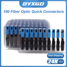 100PCS SC UPC Fast Connector Fiber Optic Cold Splice FTTH Drop Cable Single Mode picture