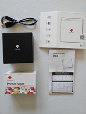 Phomemo M02 Mini Bluetooth Pocket Thermal Printer w/printer Paper + Manual picture