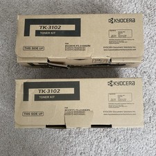 2 NEW GENUINE - KYOCERA TK-3102 BLACK TONER KIT picture