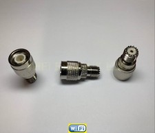 TNC Male Plug to mini UHF miniUHF female plug center RF adapter connector USA picture