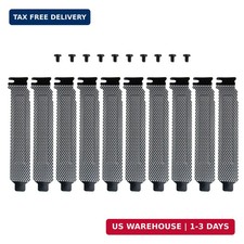 AUEAR, 10 Pack Black PCI Slot Cover Hard Steel Filter Blanking Plate with Screws picture