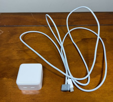 Genuine Apple 35W Dual USB-C Adapter A2571 + MagSafe 3 Cable Tested OEM picture