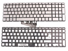 For HP 15-ef1040nr 15-ef1082nr 15-ef1041nr 15-ef0021nr Keyboard Silver Backlit picture