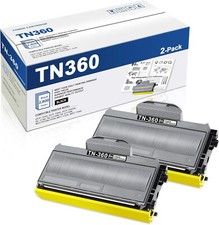 2PK TN360 Toner Cartridge For Brother TN330 HL-2140 HL-2170W MFC-7340 MFC-7840W picture