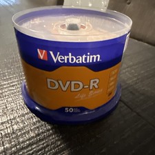 Verbatim (97176) DVD-R Life Series Storage Media 50 Pack - Brand New Sealed picture