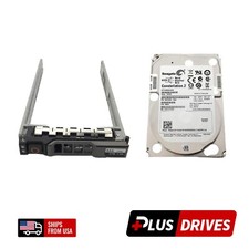 Dell Seagate 2.5in SFF 1TB 6Gbps SAS Drive HDD w/ Dell R720 R630 Caddy SAS Gen12 picture