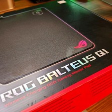 ASUS ROG Balteus Qi RGB Mouse Pad with Micro-USB Cable Rare Tested picture