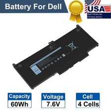 💖LOT Battery MXV9V For Dell Latitude 5300 5310 7300 7400 5VC2M 829MX 7.6V 60Wh picture