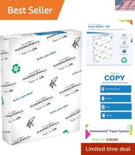 Eco-Friendly 100% Recycled Copy Paper - Great White, 500 Sheets, Jam-Free Design picture
