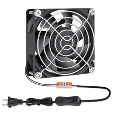 Muffin Fan 110V 120V 220V 3 Inch Fan with AC Plug Electronic Cooling Fan 80Mm X picture