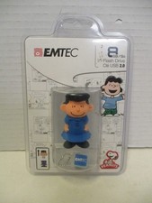 EMTEC 8 GB Flash Drive - PEANUTS GANG - LUCY - NEW/SEALED picture