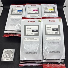 Canon PFI-207 genuine Ink Cartridges  C/M/Y/BK/BK ( BKx2 )  5-piece set【Expired】 picture