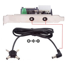 Motherboard SATA/IDE Power to DC 12V/5V Jumper Power Supply Adapter Converter wi picture