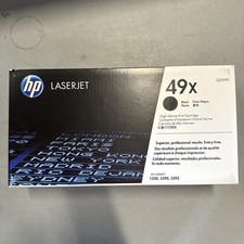 GENUINE HP 49A BLACK TONER CARTRIDGE Q5949A HP LASERJET 1160 1320 3392 CT-40 picture