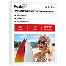 50 Sheets 11x17 Inch Double Sided Thick Matte Photo Paper 66LB Print Supply picture