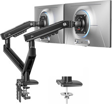 HUANUO FlowLift Pro Dual Monitor Mount for 13–32
