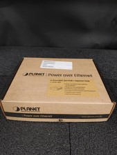 Planet P7004562432 1PHPOE-460 HPOE-460 4-Port 802.3at PoE+ Injector Hub picture