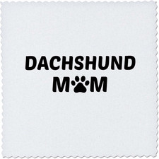 Quilt Square - Dachshund Mom, Picture of a Dog Paw on a White Background - 10 by picture