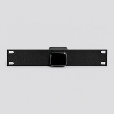 JetKVM Rack Mount for 1 Device - 10-Inch 1U Black PETG Mount Only picture