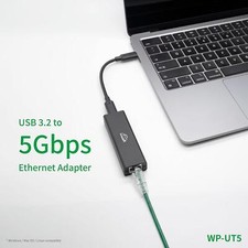 USB 3.2 to 5GbE Adapter Realtek RTL8157 Wired LAN Network Connection 5G/2.5G/1G picture