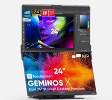 MP Mobile Pixels Geminos X (2 x 24 inch) Dual Stacked Computer Monitors AWESOME picture