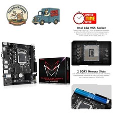 Versatile Intel H61 LGA 1155 Motherboard - Video Output & M.2 NVME Compatibility picture