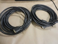 2x - Cable Matters 25' 25FT Gold Plated DVI-D Dual Link Cable w/ Ferrites 105002 picture