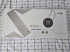 SAMA M360LED Dream Series AIO CPU Liquid Cooler 360mm White LCD Display NEW picture