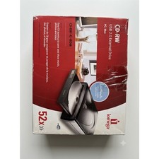 Iomega CD-RW External Drive 52x USB 2.0 PC/Mac Vintage Tech Model CDRW55292EXT picture
