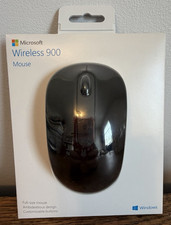 NEW NIP Microsoft Wireless Mouse 900 Full-Size Ambidextrous Design (Black) picture