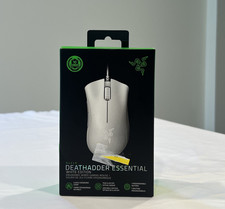 2 Pack Razer DeathAdder Essential White Edition Ergonomic Wired Gaming Mouse picture
