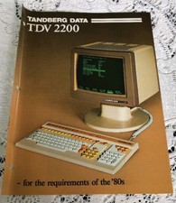 TANDBERG DATA TDC 2200 ORIGINAL COLOR ADVERTISEMENT BROCHURE AD M035x picture