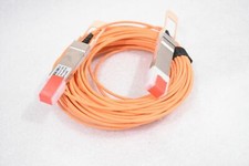 FS BROCADE 40G-QSFP-QSFP-AOC-2001 FIBER OPTICAL CABLE, BROWN, QSFP-40G-AOC 20M picture