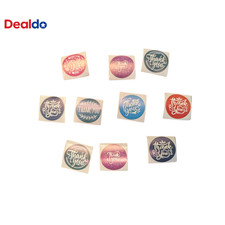 10 Colorful Thank You Stickers Appreciation Labels for Gifts Packaging picture