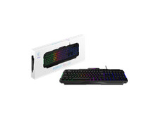 MSI FORGE GK100 Wired Gaming Keyboard, Full-Size 104-Key Membrane Keyboard, RGB picture