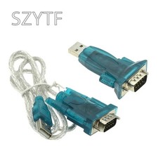 3Ft Translucent USB 2.0 to DB9 RS232 Serial Converter 9 Pin Adapter Cable PDA picture