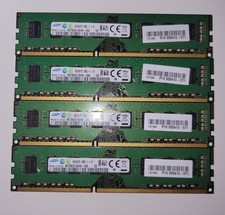Samsung 16GB (4x4GB) DDR3 1600 (PC3 12800) Desktop Memory RAM M378B5273DH0-CK0 picture
