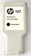 HP 727 Photo Black 300ML Ink Cartridge F9J79A New No Box Weighs Full EXP 2021 picture