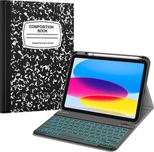 Backlit Keyboard Case for iPad (A16) 11th Gen/iPad 10th Gen Soft TPU Back Cover picture