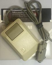VINTAGE Apple Mouse M0100 Beige Retro One-Button DB9 | Tested Apple IIc & Mac picture