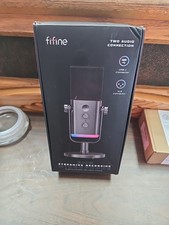 FIFINE AM8 Desktop Microphone Black USB-C XLR Streaming Recording picture