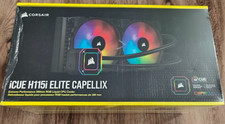 CORSAIR iCUE H115i ELITE CAPELLIX XT 2x120mm Liquid CPU Cooler picture