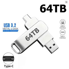 Metal USB 3.2 Flash Drive Dual Type-C 2-In-1 OTG Pendrive picture