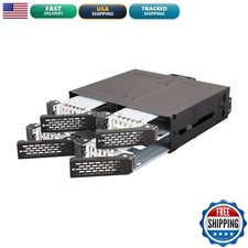 ICY DOCK ToughArmor MB607SP-B 4 Bay 2.5 SAS/SATA HDD/SSD Enclosure for 5.25