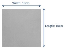 Grey 100x 100 x 1mm Silicone Thermal Pad Sheet CPU Computer Chip Sink HeatSink picture