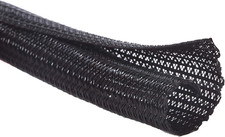 Split Braided Cable Sleeve Nylon Self Wrap Wire Loom Cord Management Protector picture